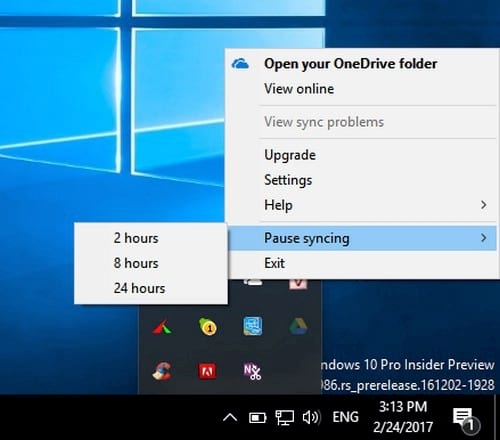 nhung cach han che tu dong tai file len one drive tren windows 10 2