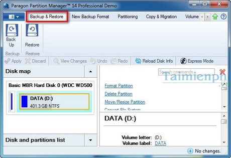 paragon partition manager 2014