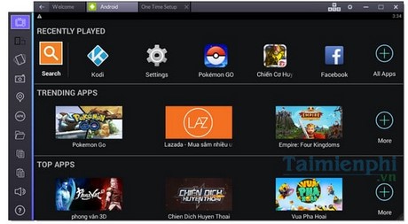 phan mem gia lap android bluestacks