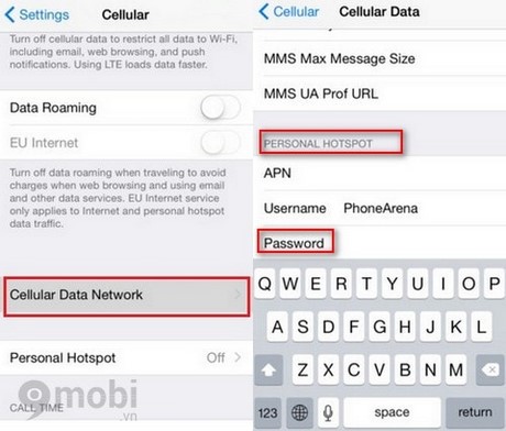Cách phát Wifi từ iPhone 6 sang máy tính phat wifi tu iphone