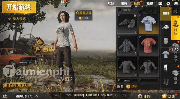 pubg mobile huong dan nhan nhieu vat pham xin 2