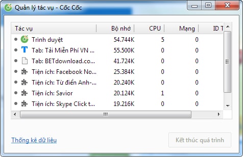 Quản lý tác vụ với Task Manager trên Cốc Cốc Quan ly tac vu voi Task Manager tren Coc Coc