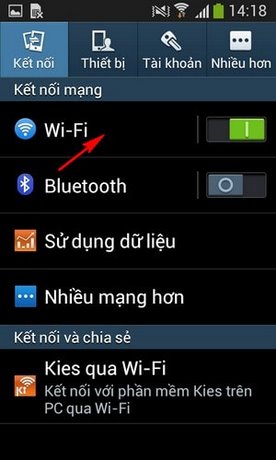 khac phuc Samsung loi Wifi