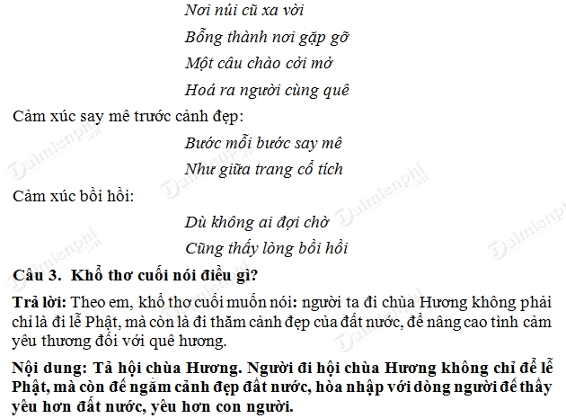 soan tieng viet lop 3 tap doc di hoi chua huong