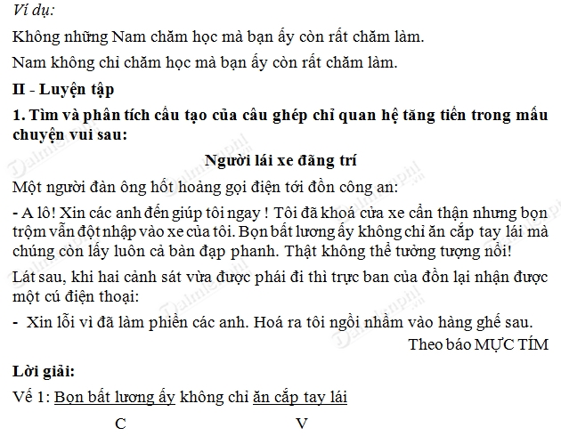 soan tieng viet lop 5 luyen tu va cau noi cac ve cau ghep bang quan he tu tiet 5