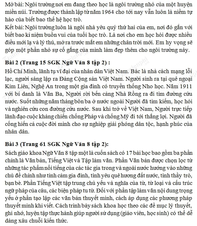 soan van lop 8 viet doan van trong van ban thuyet minh