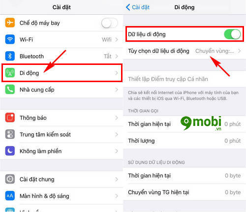 sua loi iphone ipad khong vao duoc 3g 4g 2