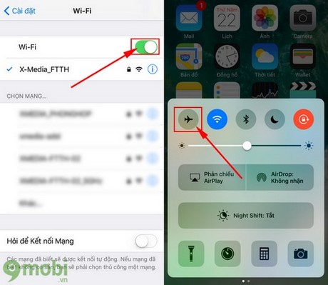 sua loi iphone khong ket noi dc wifi