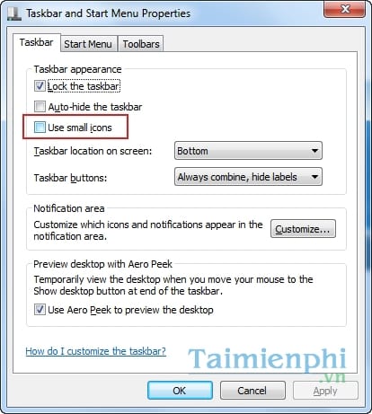 sua loi khong tim thay thanh taskbar khi duyet web 2