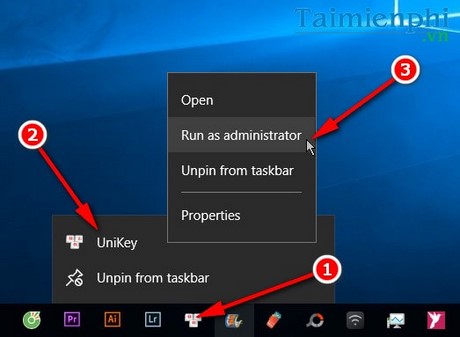 sua loi go chu mat dau trong windows 10