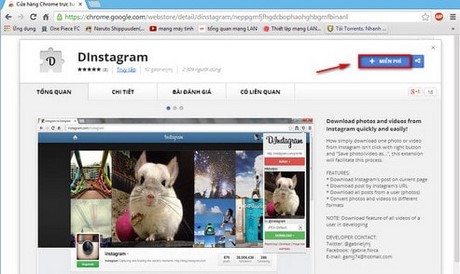 Tải dữ liệu từ Instagram về máy tính Tai du lieu tu Instagram ve may tinh