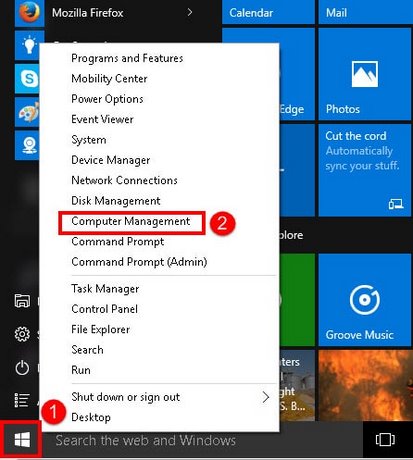 tao tai khoan windows 10