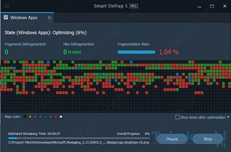 tang toc choi game bang smart defrag