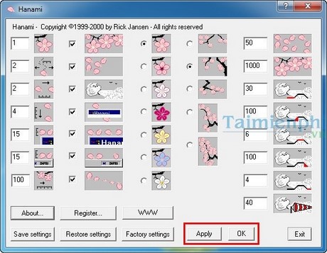Hoa đào rơi trên Laptop hoa dao roi trên laptop