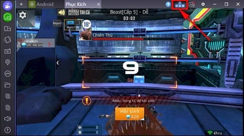 tao phim tat tren bluestacks su dung phim tat choi game tien dung 2