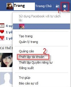 Tat am thanh khi co thong bao moi tren Facebook