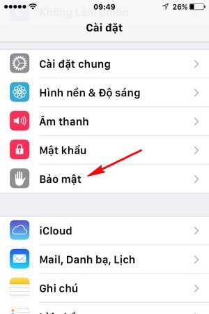 vo hieu hoa dinh vi iPhone