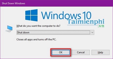 tat may tinh khi windows dang update