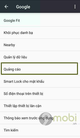 tat quang cao tren dien thoai