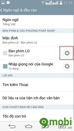 tắt gợi ý bàn phím LG G3 tat goi y ban phim LG G3