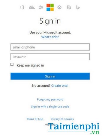thay doi tai khoan microsoft win 10