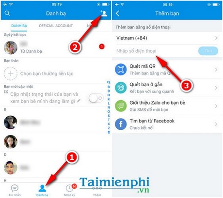 tim ban tren zalo thong qua so dien thoai
