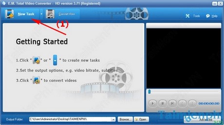 Chuyển đổi Video sang avi, swf, mkv, mov, mpeg, gif bằng Total Video Converter chuyen doi video sang avi, swf, mkv, mov, mpeg, gif bang Total Video Converter