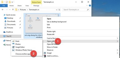 xem anh windows 10