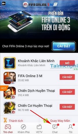 Xóa tin nhắn trong Gas Garena