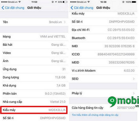 kiem tra xuat xu iphone