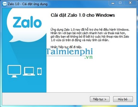 Zalo cho Windows 1.0 zalo cho windows 1.0