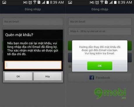 khôi phục mật khẩu Line khoi phuc mat khau line