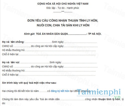 download mau don ly hon thuan tinh tai toa an