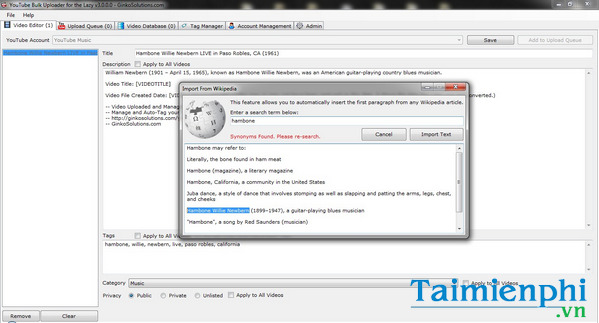 download youtube bulk uploader