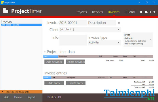 download project timer