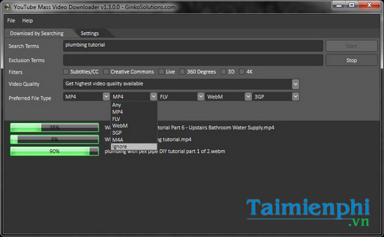 download youtube mass video downloader