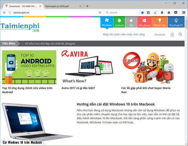 download firefox tieng viet