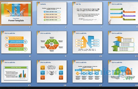 download mau template powerpoint