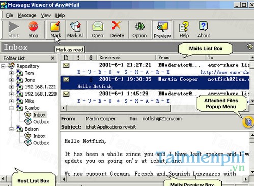 download any mail