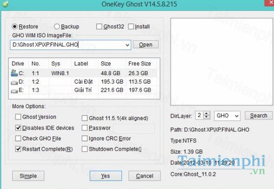 download onekey ghost