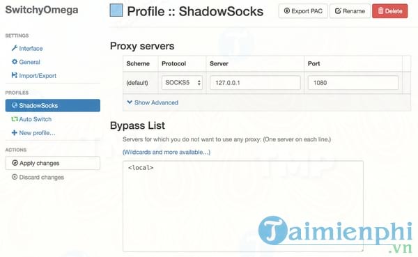 shadowsocks for Mac