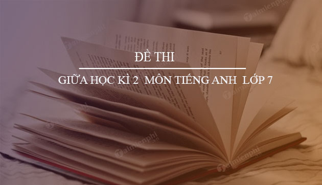 de thi giua hoc ki 2 mon tieng anh lop 7