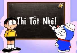anh chuc thi tot doremon