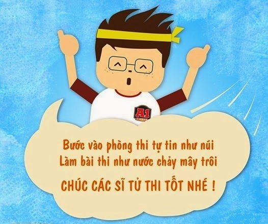 anh chuc thi tot de thuong