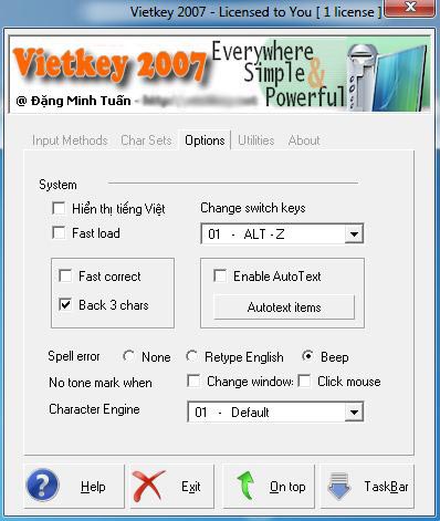 cai vietkey go tieng viet