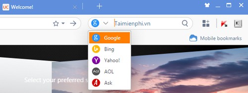 Trình duyệt web uc brower trinh duyet web uc brower