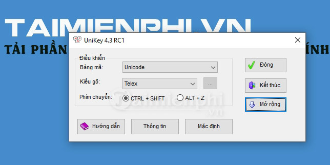 Download unikey 4.0 rc1 download unikey, tai unikey
