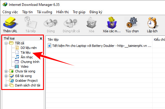 tai Internet Download Manager