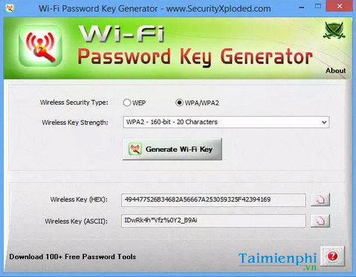 tai wifi password key