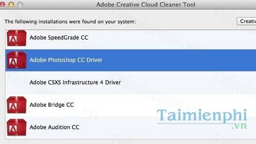 creative cloud desktop cleaner tool